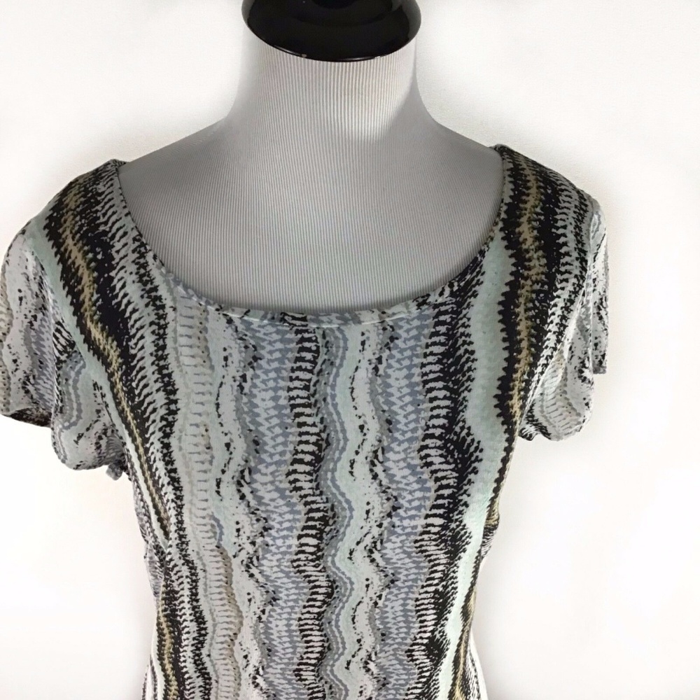 🦋Ella Moss TShirt Printed Shift Flowy Dress Small - Picture 4 of 8